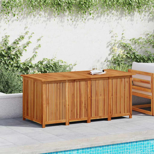Garden Storage Box 175x80x75 cm Solid Wood Acacia