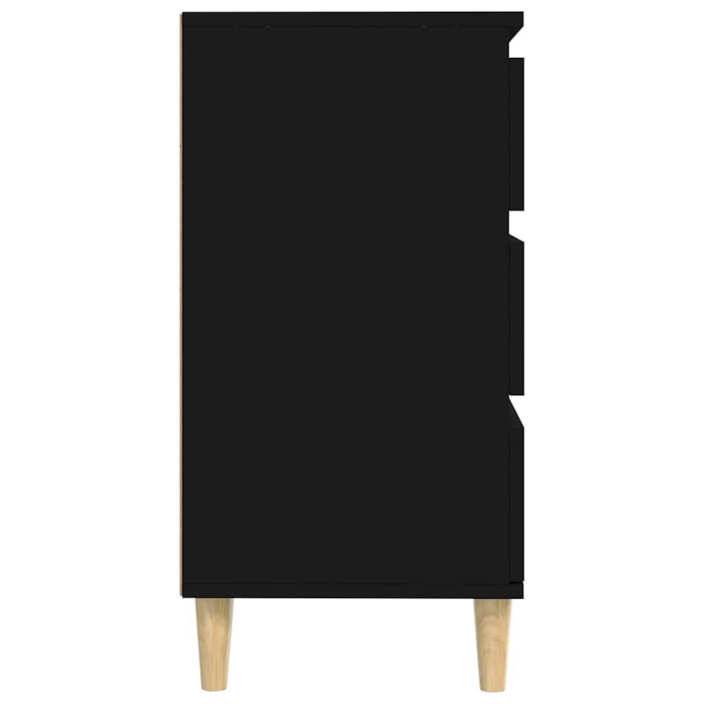 Sideboard Black 60x35x70 cm Engineered Wood