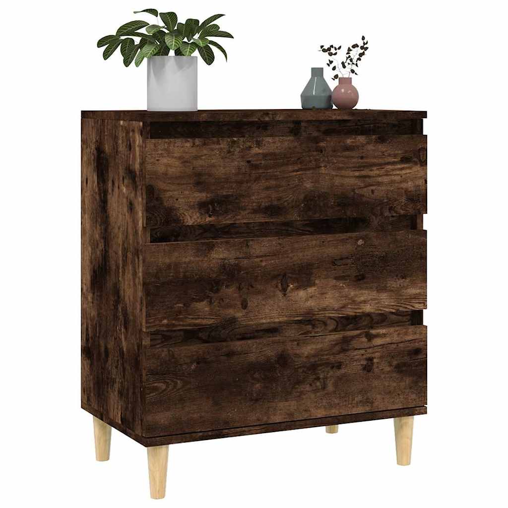 Sideboard Smoked Oak 60x35x70 cm Engineered Wood