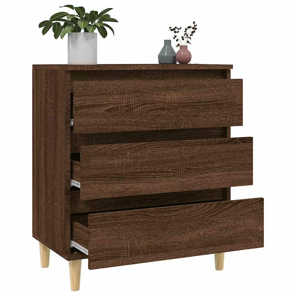 Sideboard Brown Oak 60x35x70 cm Engineered Wood