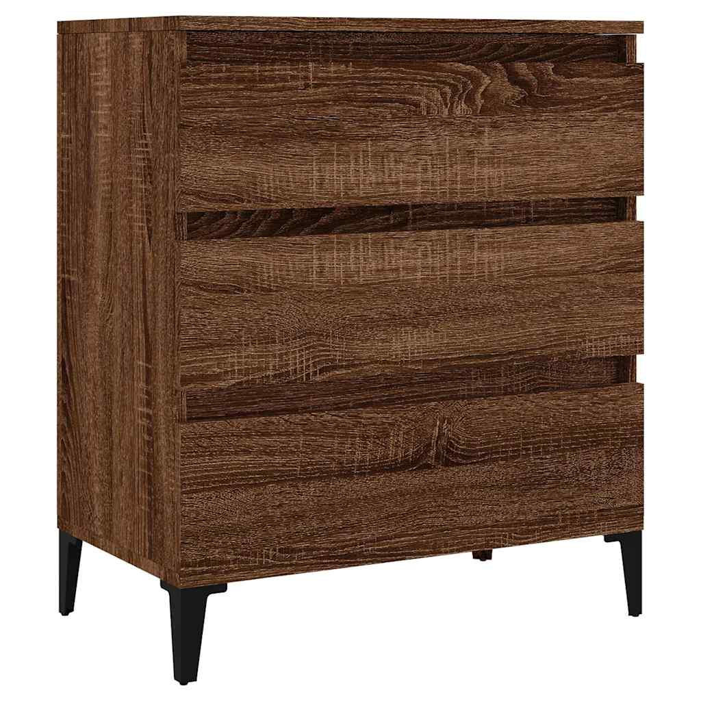 Sideboard Brown Oak 60x35x70 cm Engineered Wood