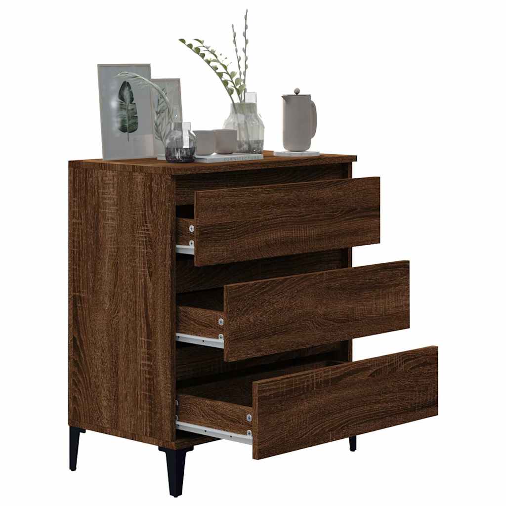 Sideboard Brown Oak 60x35x70 cm Engineered Wood