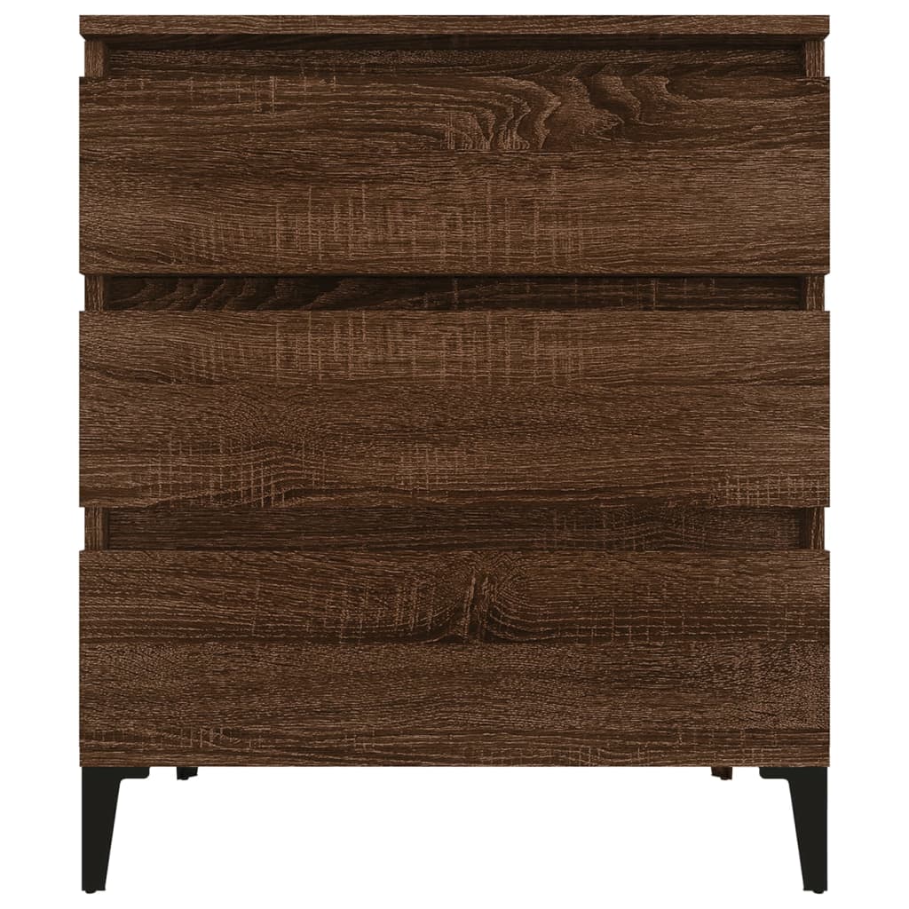 Sideboard Brown Oak 60x35x70 cm Engineered Wood