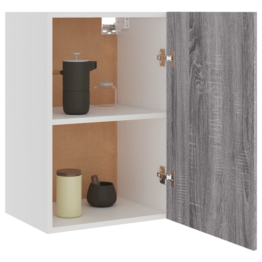 Hanging Cabinet "Lyon" Grey Sonoma 39,5x31x60 cm Engineered Wood