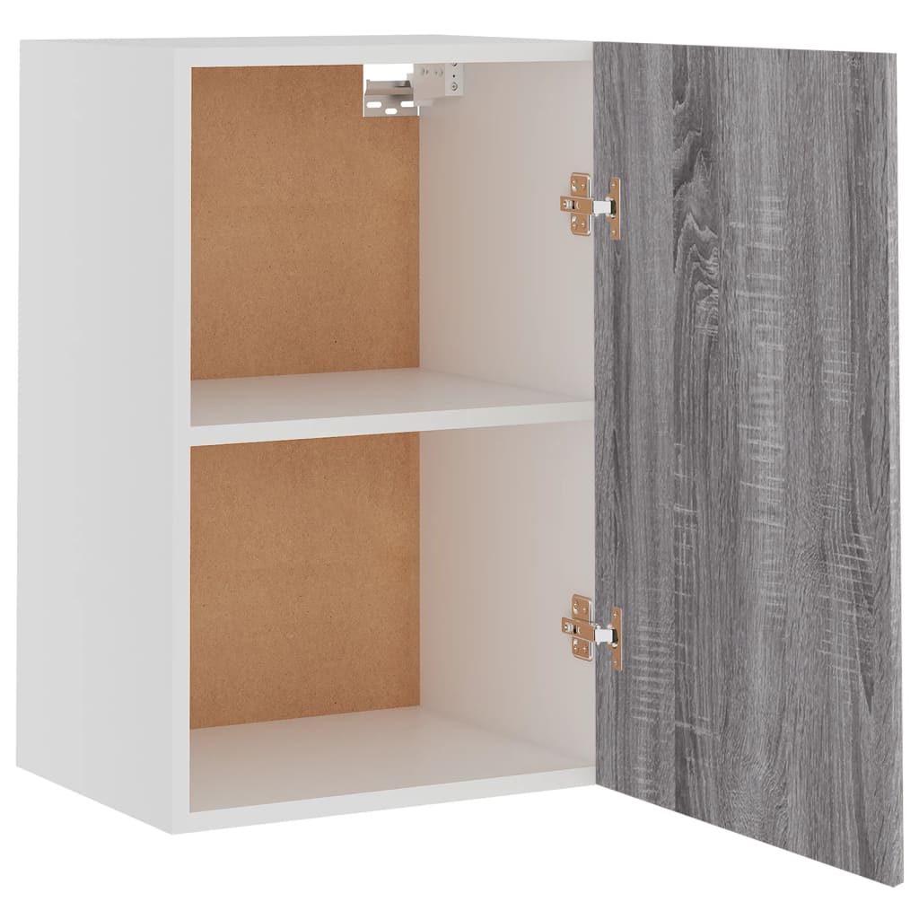 vidaXL Hanging Cabinet Grey Sonoma 39.5x31x60 cm Engineered Wood