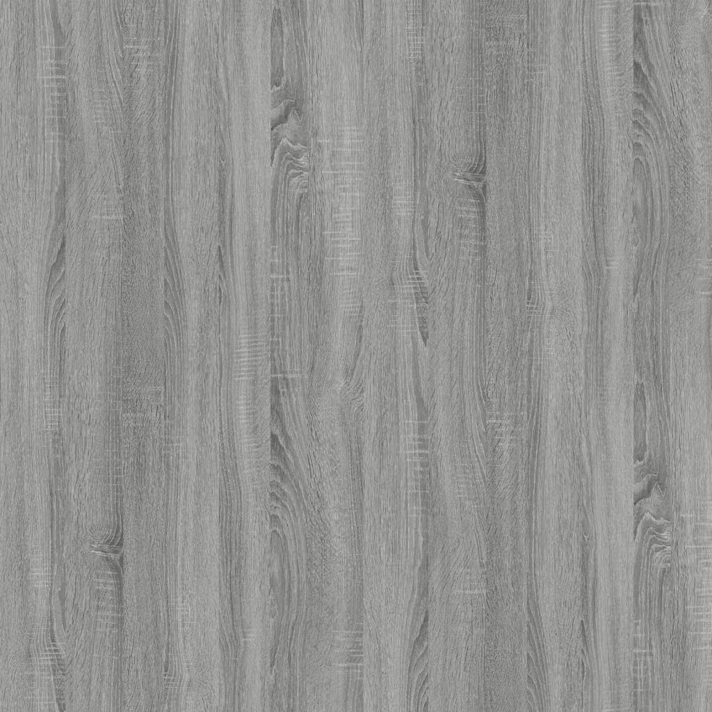 Rolling Cabinet Grey Sonoma 60x45x60 cm Engineered Wood