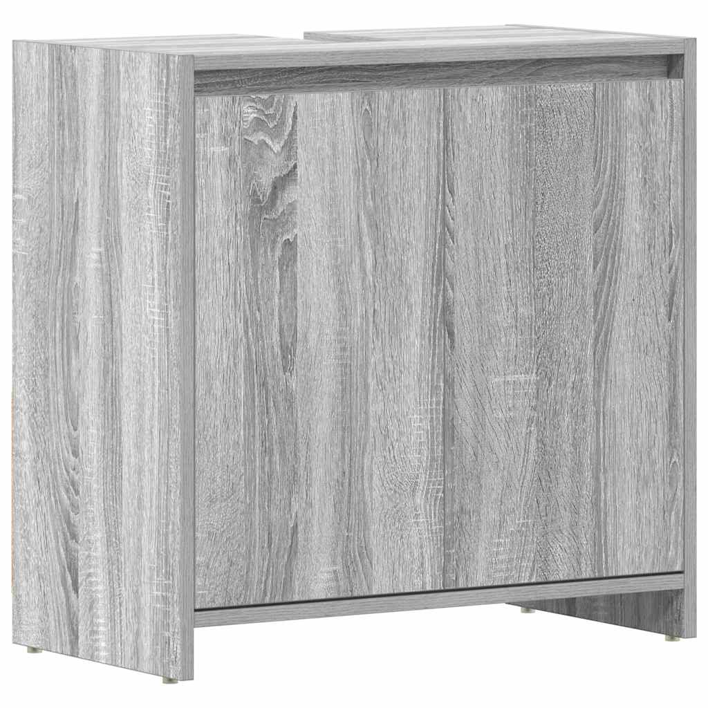 Bathroom Cabinet Grey Sonoma 60x33x60 cm Engineered Wood