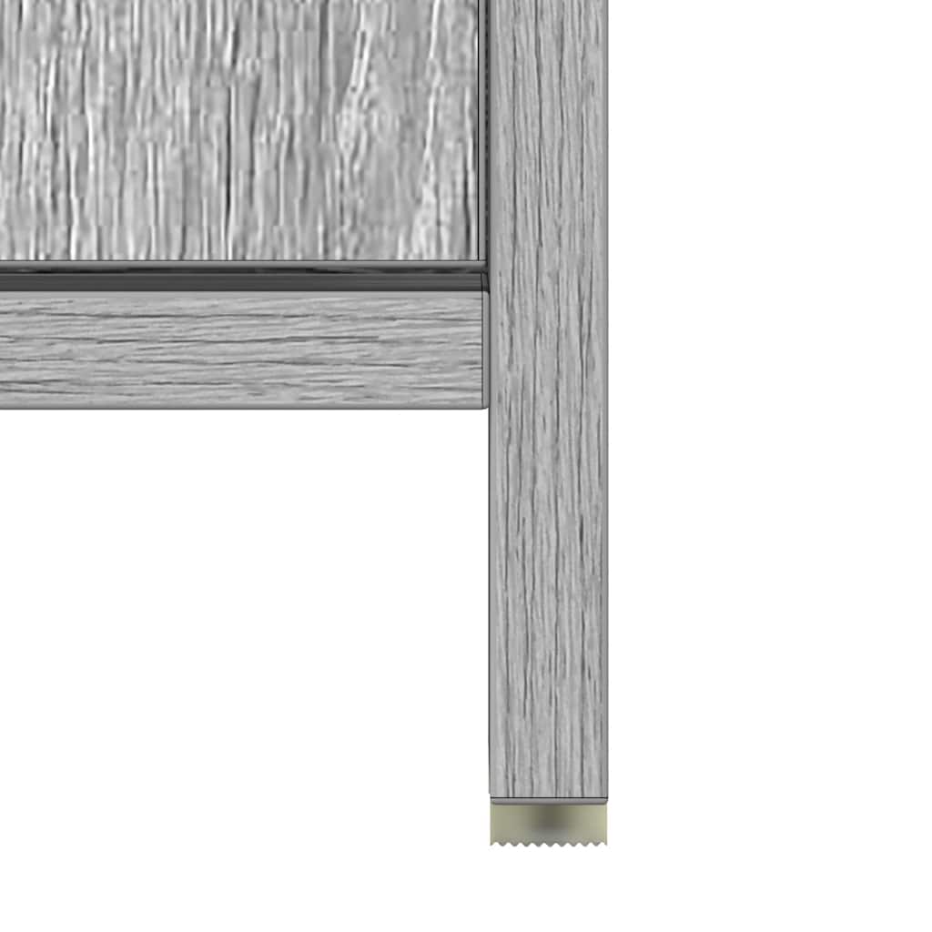 Bathroom Cabinet Grey Sonoma 60x33x60 cm Engineered Wood