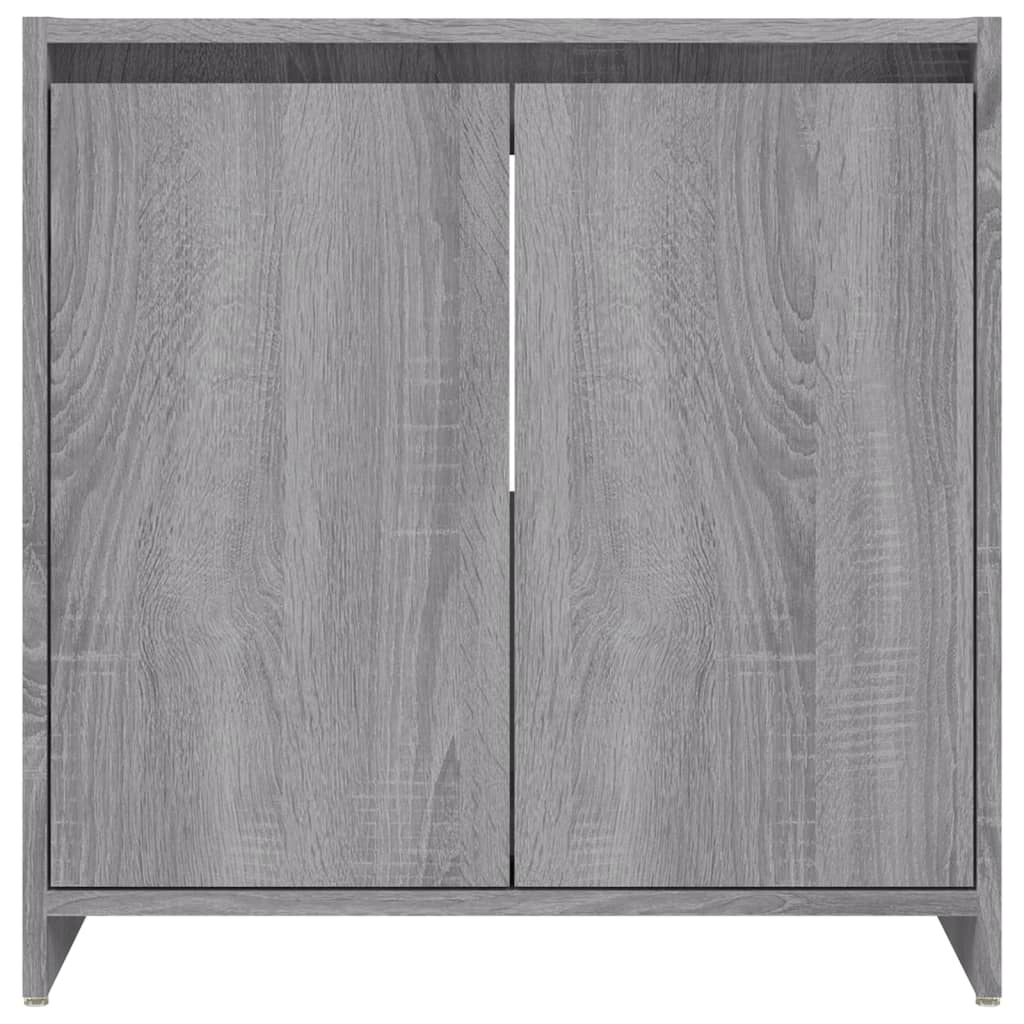 vidaXL Bathroom Cabinet Grey Sonoma 60x33x61 cm Engineered Wood