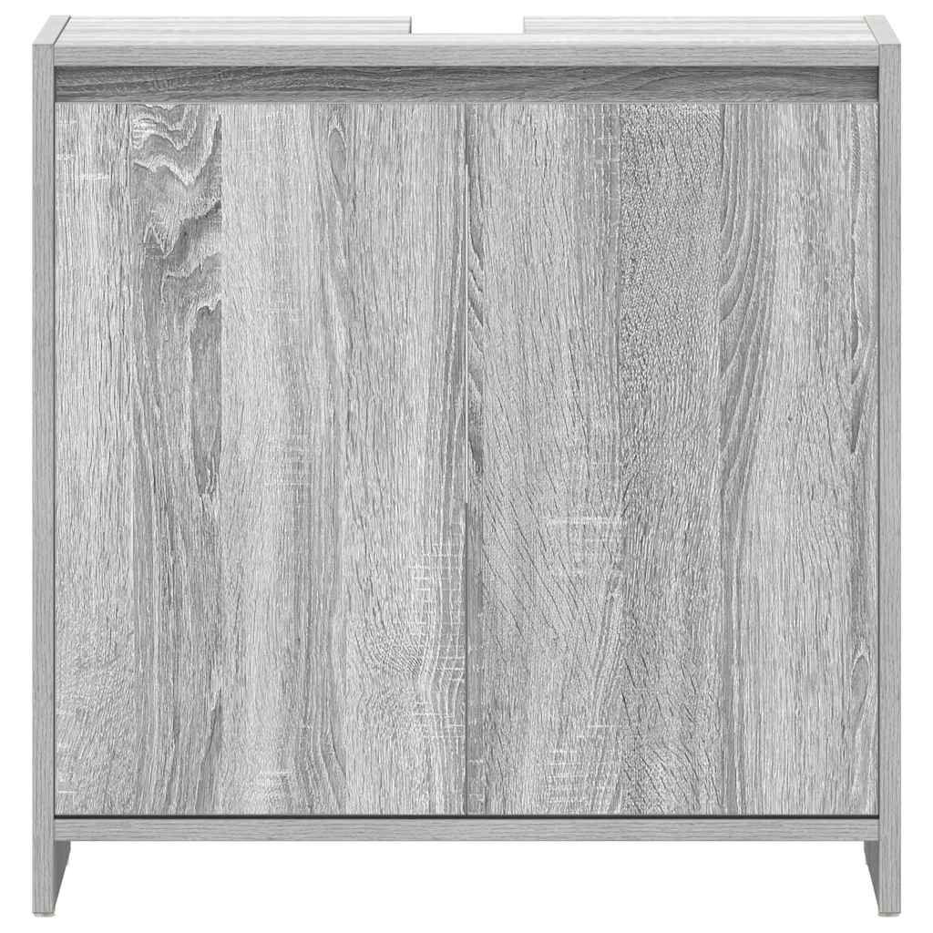 Bathroom Cabinet Grey Sonoma 60x33x60 cm Engineered Wood