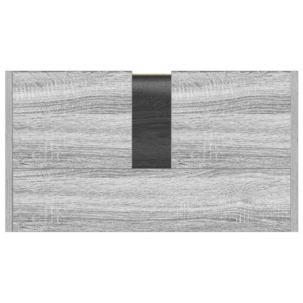 Bathroom Cabinet Grey Sonoma 60x33x60 cm Engineered Wood