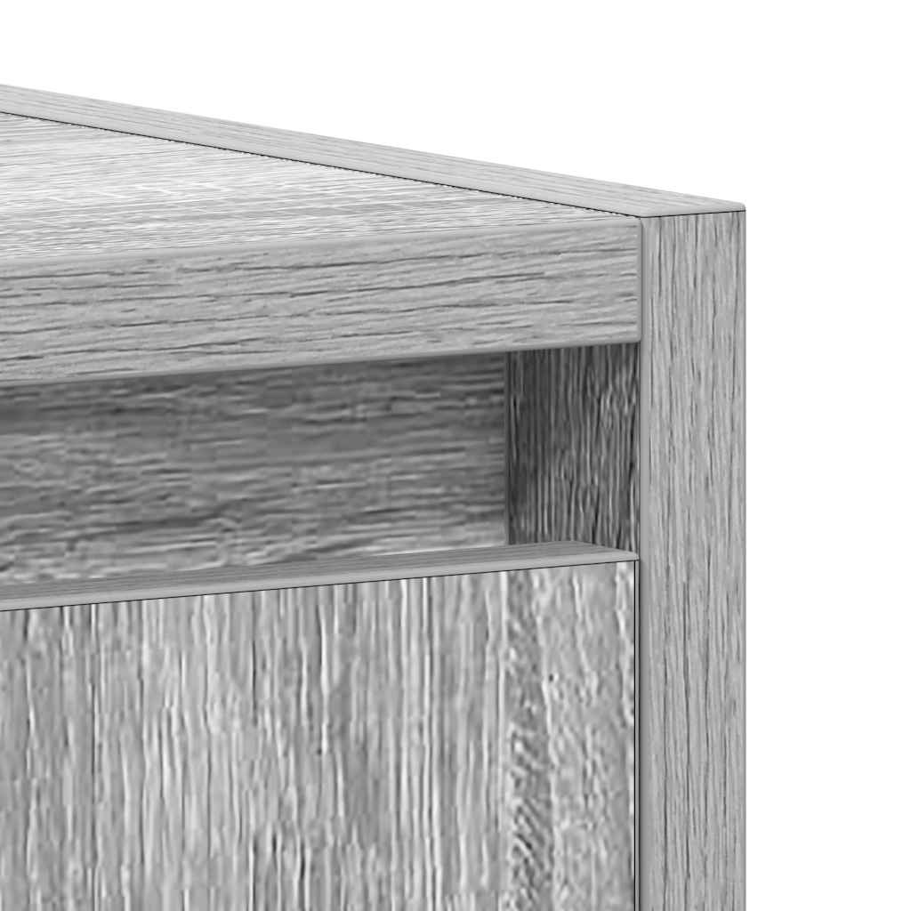 Bathroom Cabinet Grey Sonoma 60x33x60 cm Engineered Wood