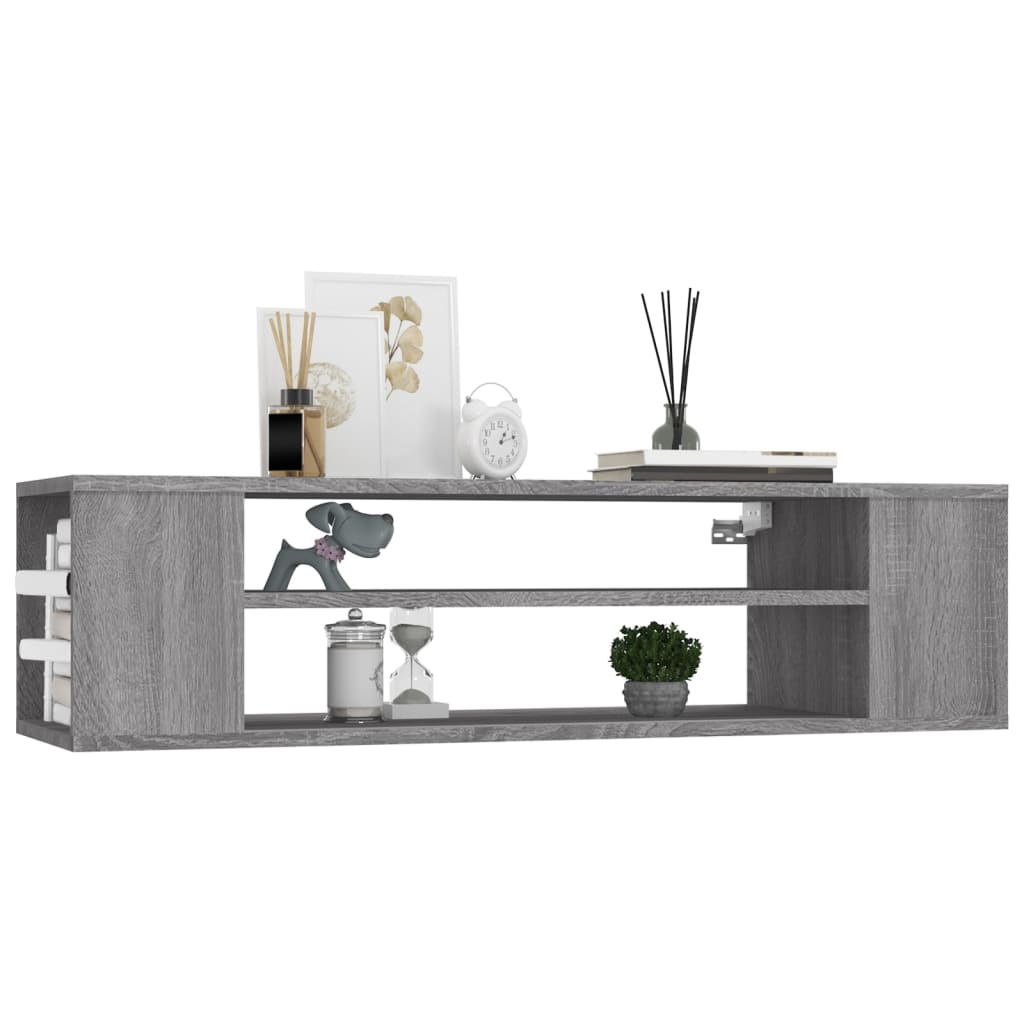Hanging TV Cabinet Grey Sonoma 100x30x26,5 cm Engineered Wood