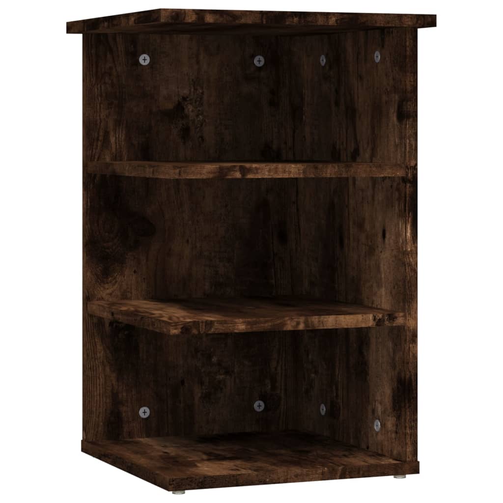 vidaXL Side Cabinet Smoked Oak 35x35x55 cm Engineered Wood