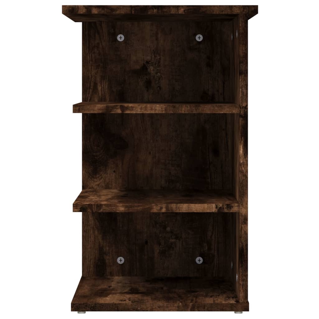 vidaXL Side Cabinet Smoked Oak 35x35x55 cm Engineered Wood