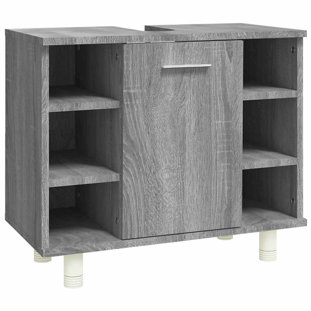 Bathroom Cabinet Grey Sonoma 60x32x53,5 cm Engineered Wood