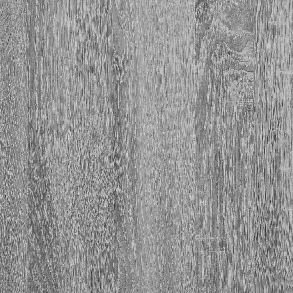 Book Cabinet Grey Sonoma 45x24x160 cm Engineered Wood