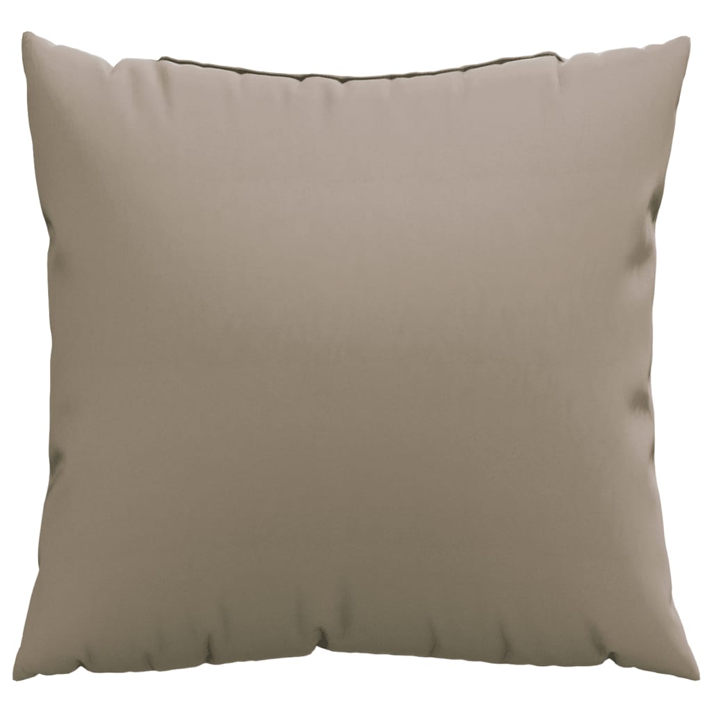 vidaXL Sofa Cushions 4 pcs Taupe 40x40 cm Fabric