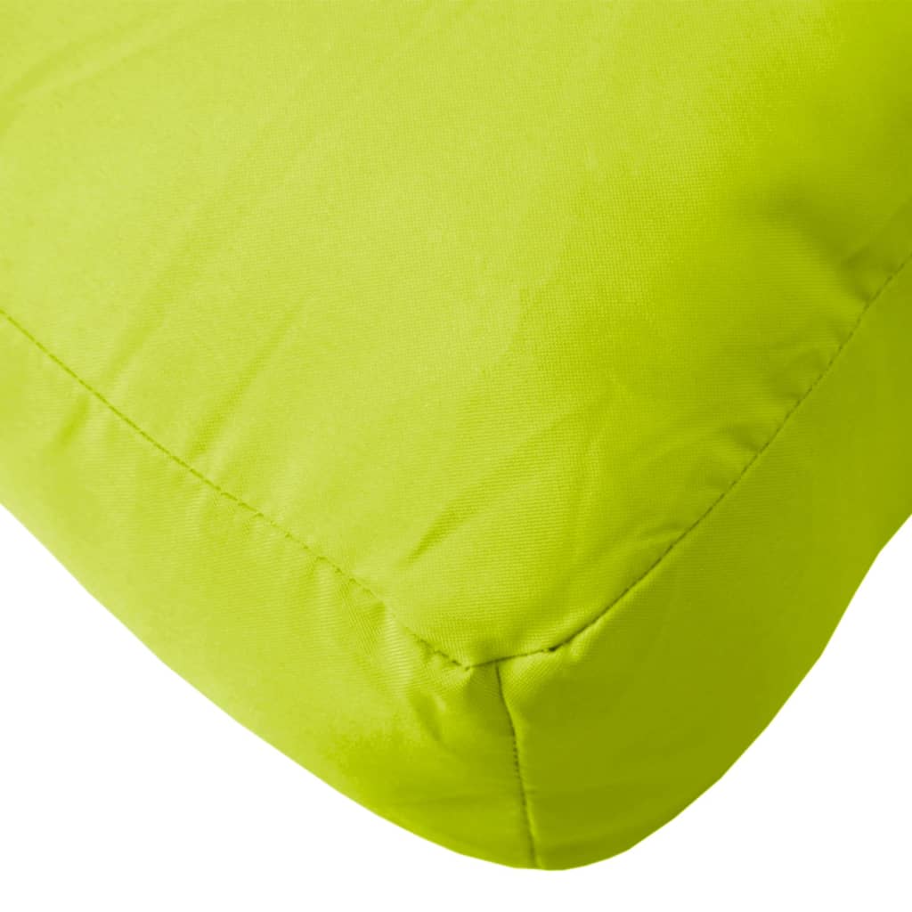 Pallet Cushion Bright Green 50x50x12 cm Fabric