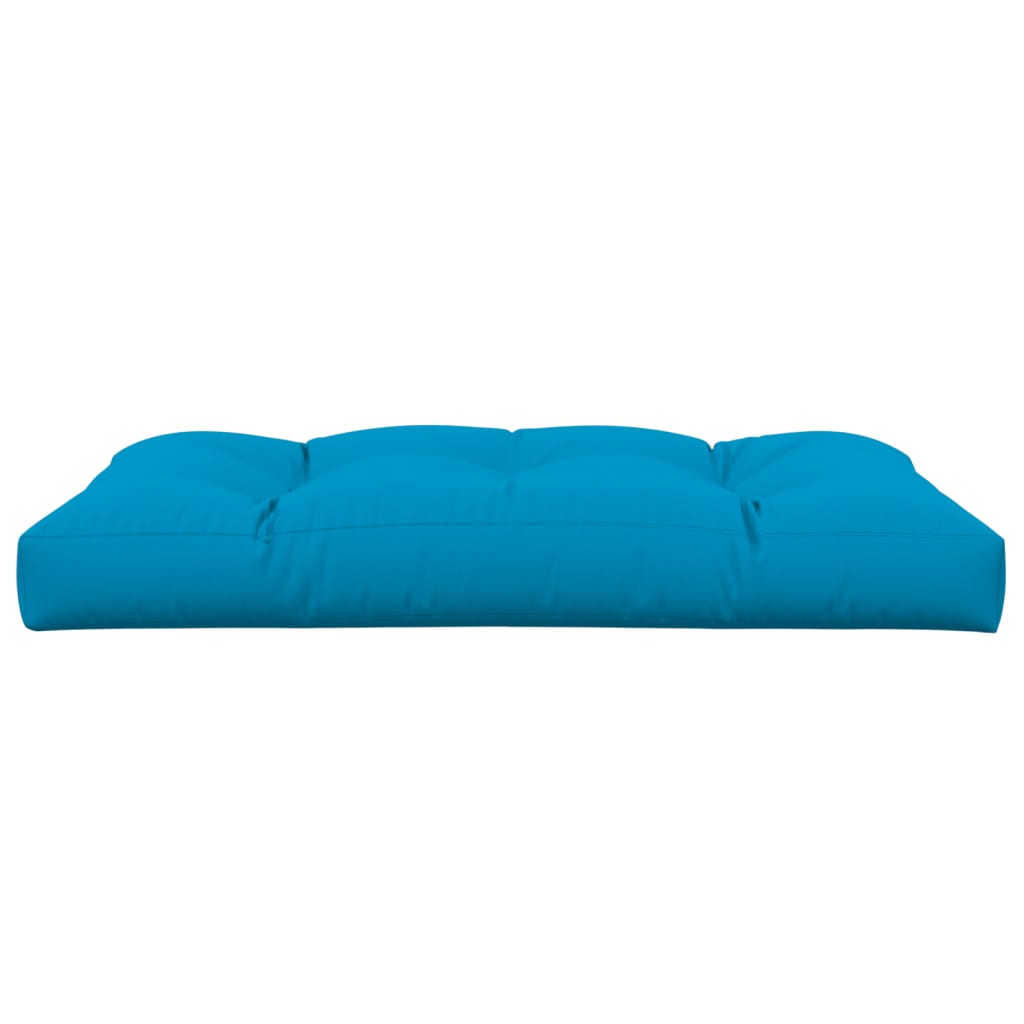 Pallet Cushion Blue 120x80x12 cm Fabric
