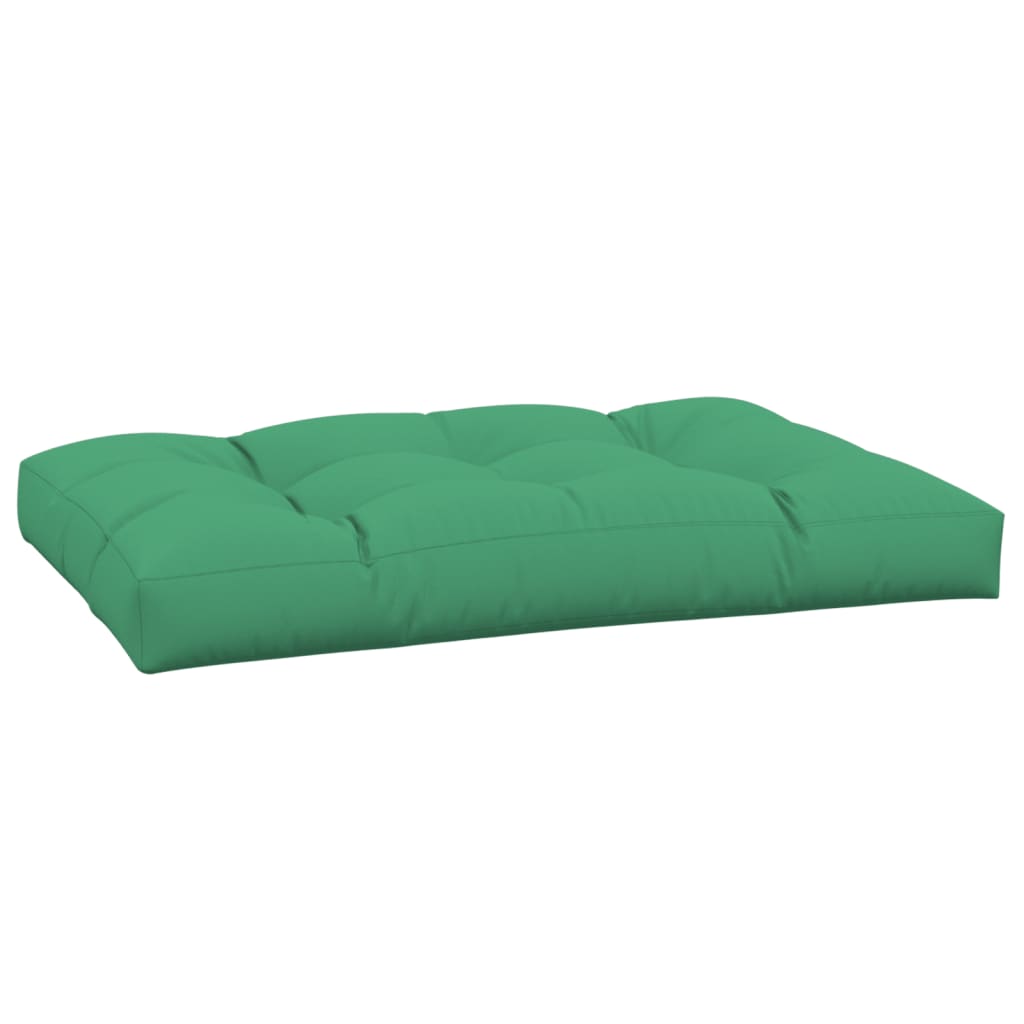 Pallet Cushion Green 120x80x12 cm Fabric