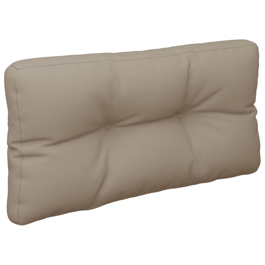 Pallet Cushion Taupe 80x40x12 cm Fabric