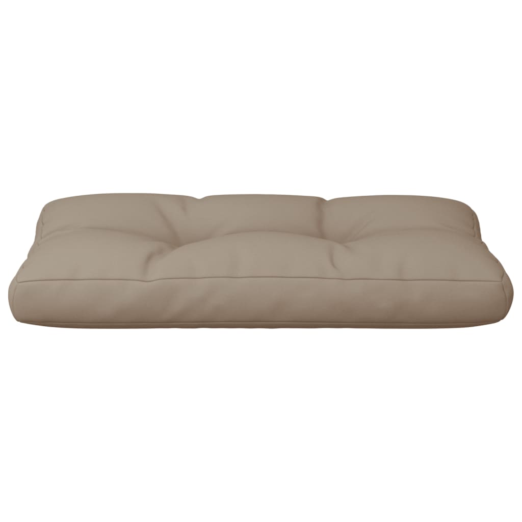Pallet Cushion Taupe 80x40x12 cm Fabric