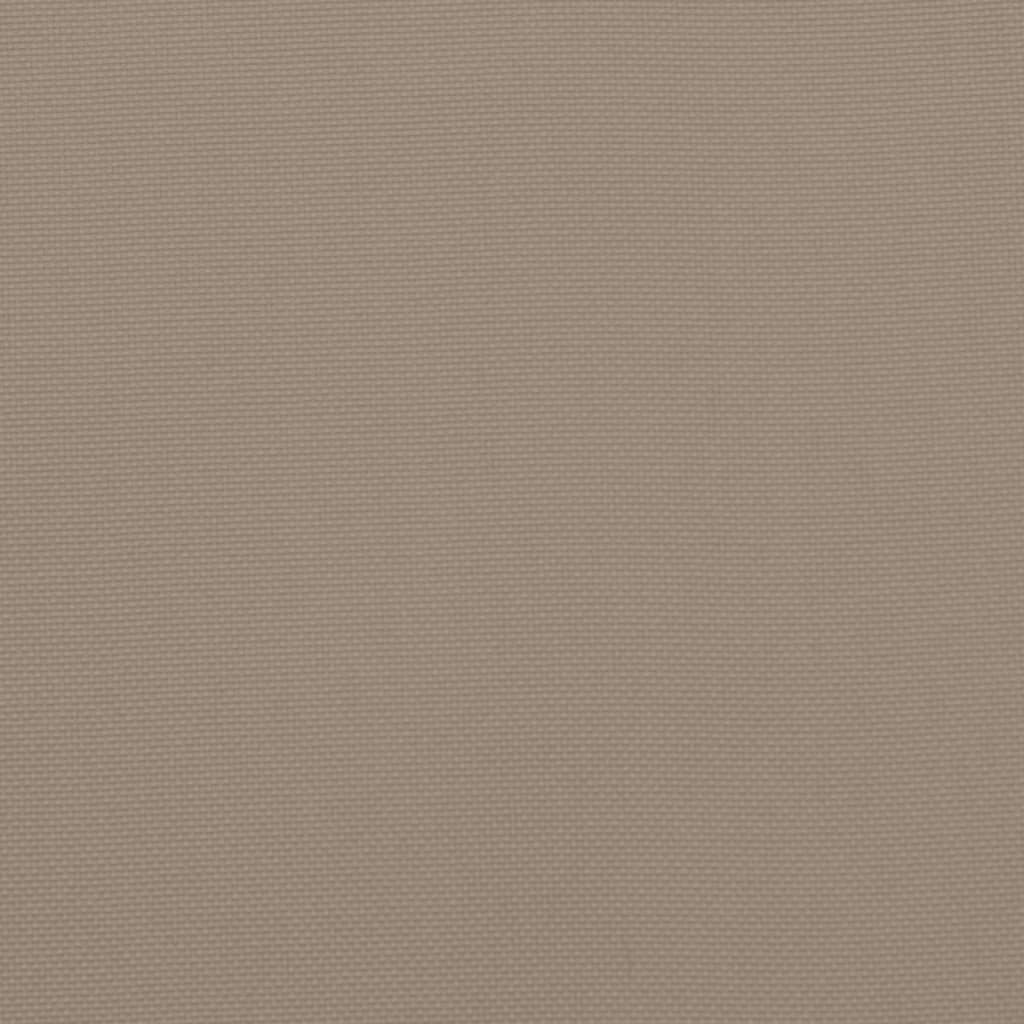 Pallet Cushion Taupe 80x40x12 cm Fabric