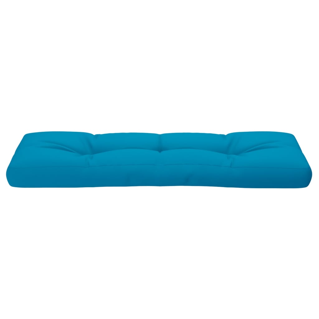 Pallet Cushion Light Blue 120x40x12 cm Fabric