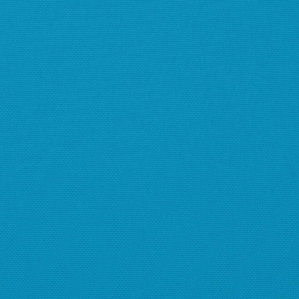 Pallet Cushion Light Blue 120x40x12 cm Fabric