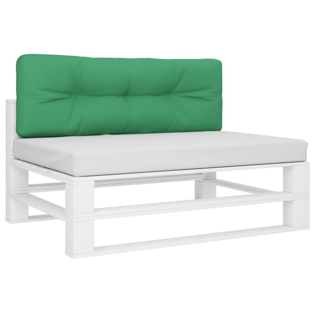 Pallet Cushion Green 120x40x12 cm Fabric