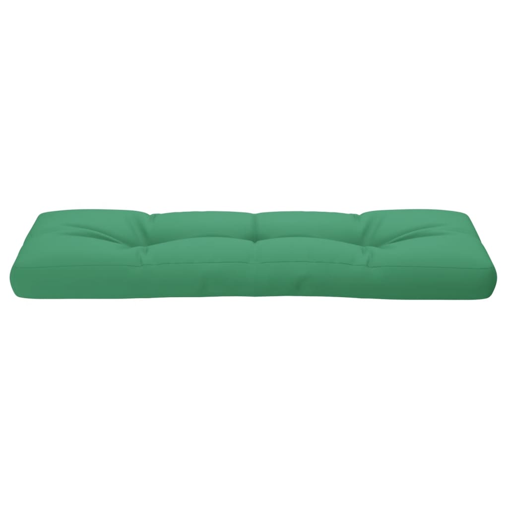 Pallet Cushion Green 120x40x12 cm Fabric