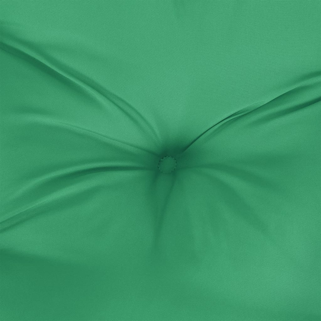 Pallet Cushion Green 120x40x12 cm Fabric