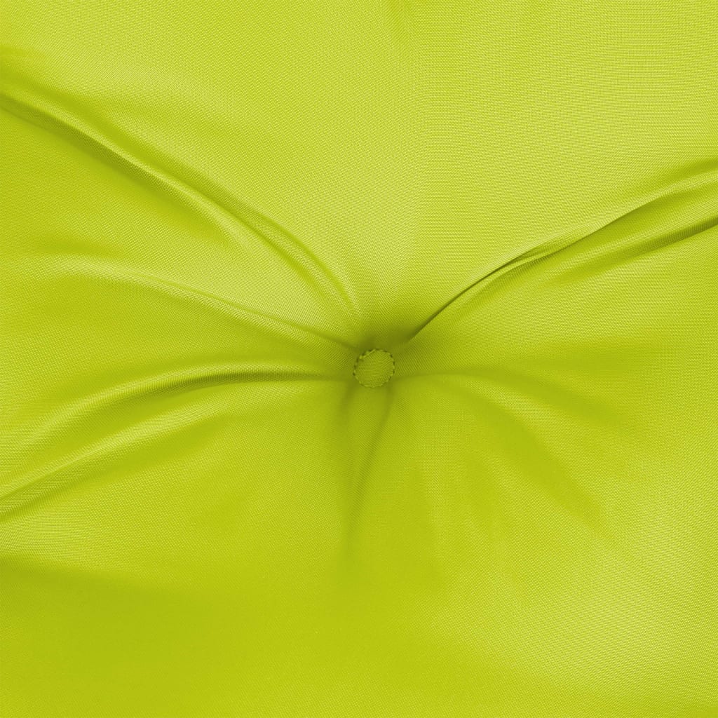Pallet Cushion Bright Green 120x40x12 cm Fabric