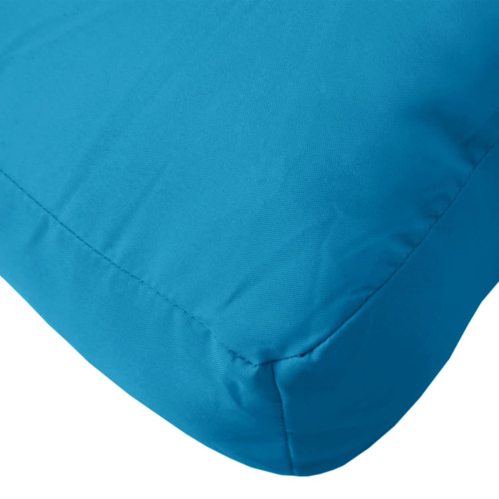 Pallet Cushions 2 pcs Blue Fabric