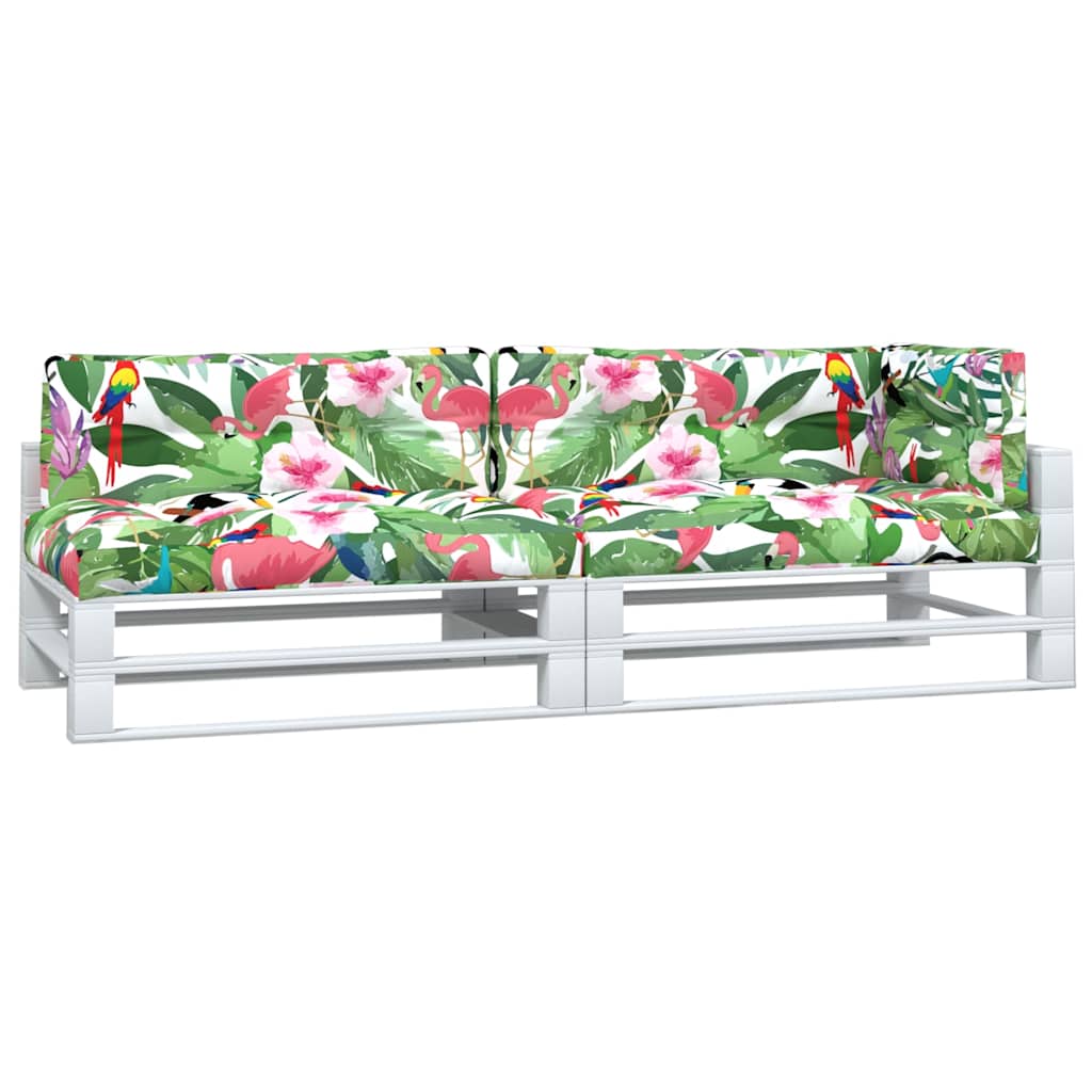 Pallet Cushions 5 pcs Multicolour Fabric