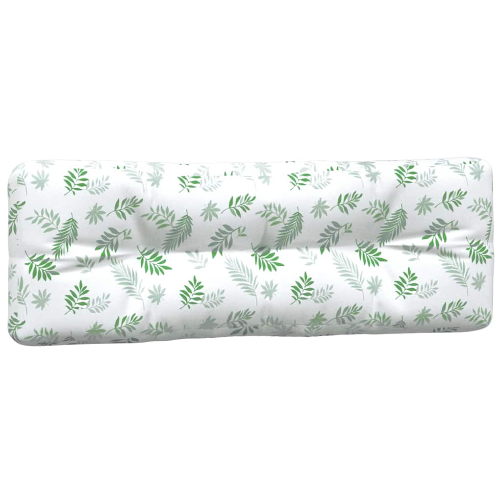 Pallet Cushions 5 pcs Leaf Pattern Fabric