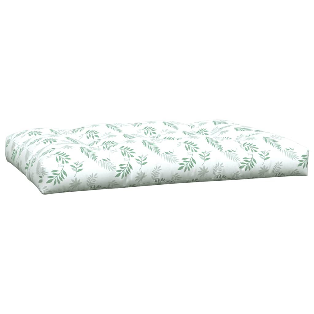 Pallet Cushions 5 pcs Leaf Pattern Fabric
