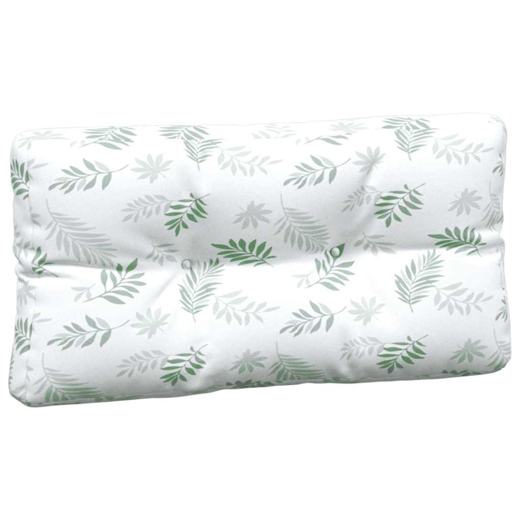 Pallet Cushions 5 pcs Leaf Pattern Fabric