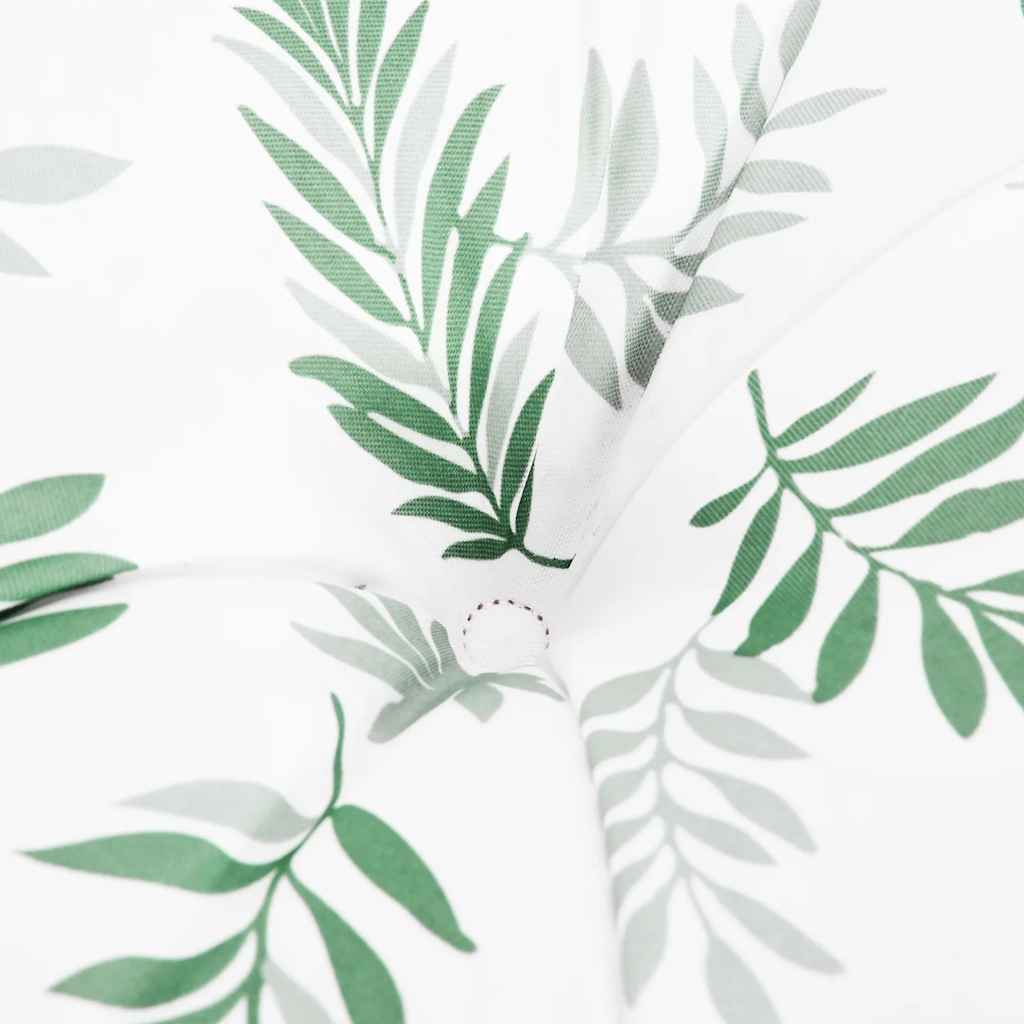 Pallet Cushions 5 pcs Leaf Pattern Fabric