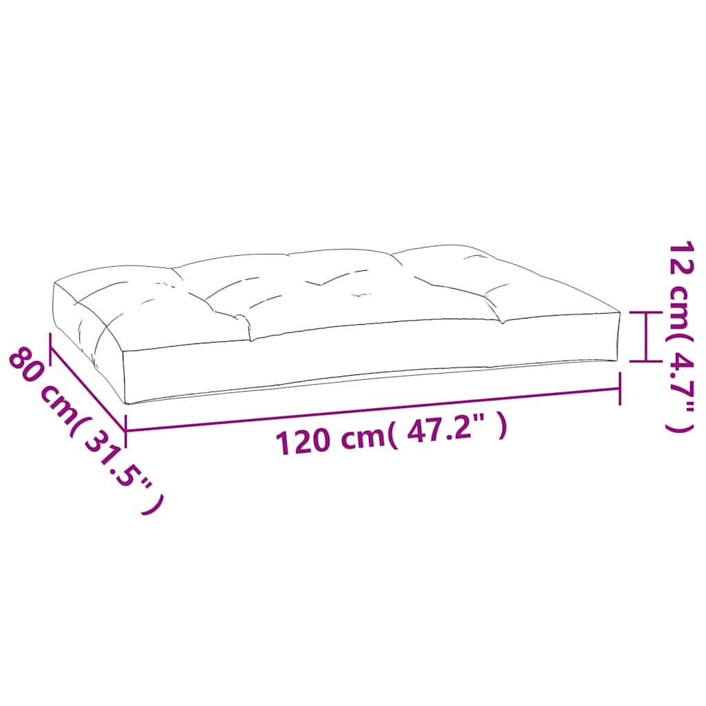 Pallet Cushions 5 pcs Pink Fabric