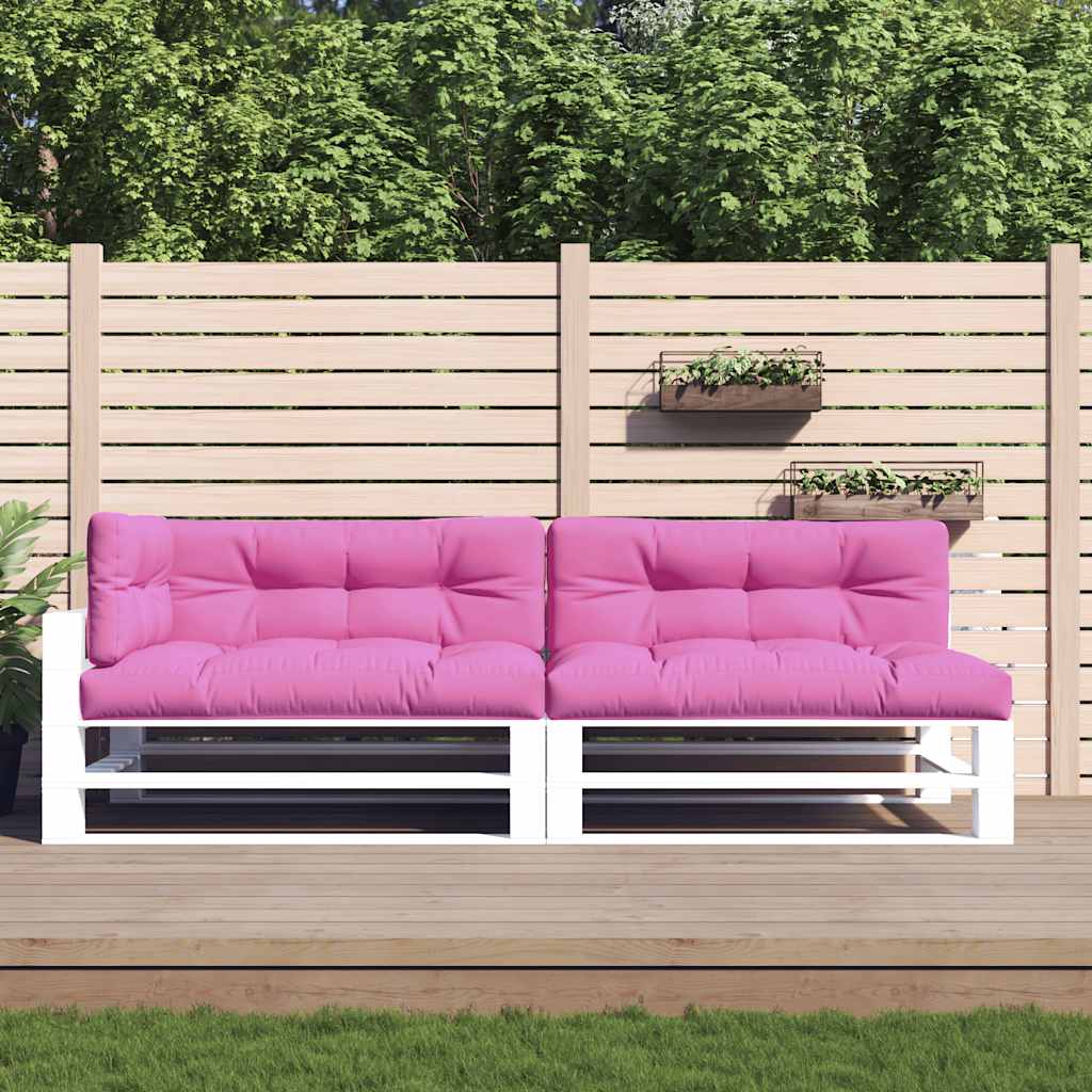 Pallet Cushions 5 pcs Pink Fabric