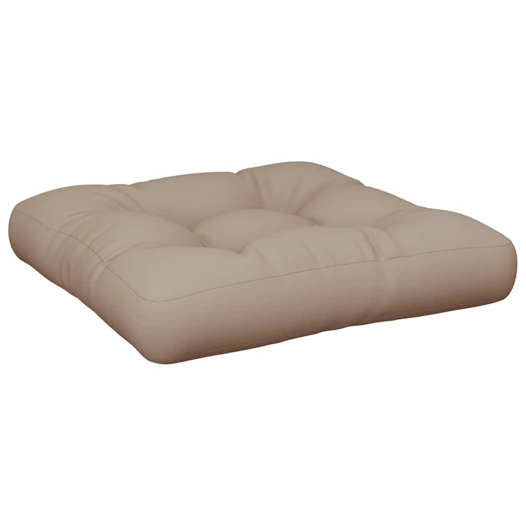 Pallet Cushion Taupe 60x61.5x10 cm Fabric