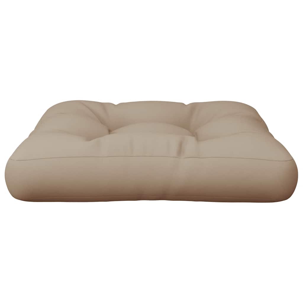 Pallet Cushion Taupe 60x61.5x10 cm Fabric
