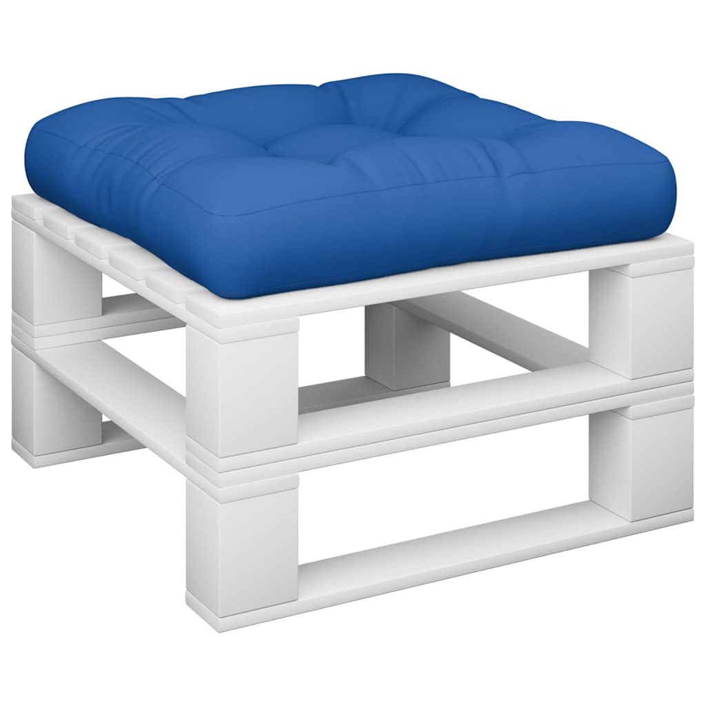 Pallet Cushion Blue 58x58x10 cm Fabric