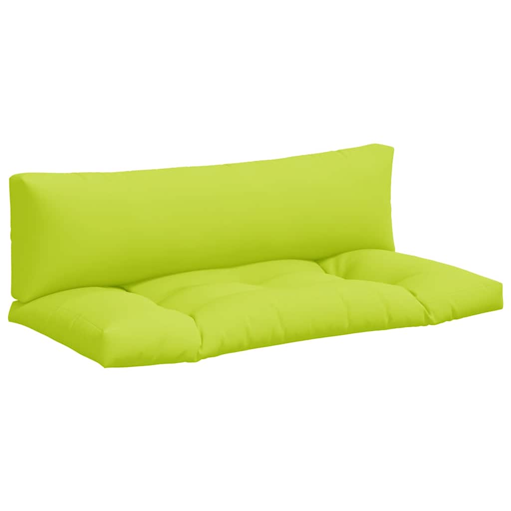 Pallet Cushions 2 pcs Bright Green Fabric