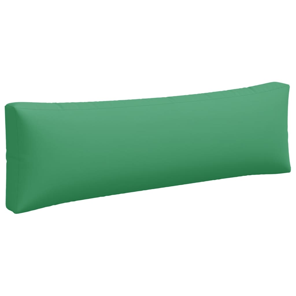 Pallet Cushions 3 pcs Green Fabric