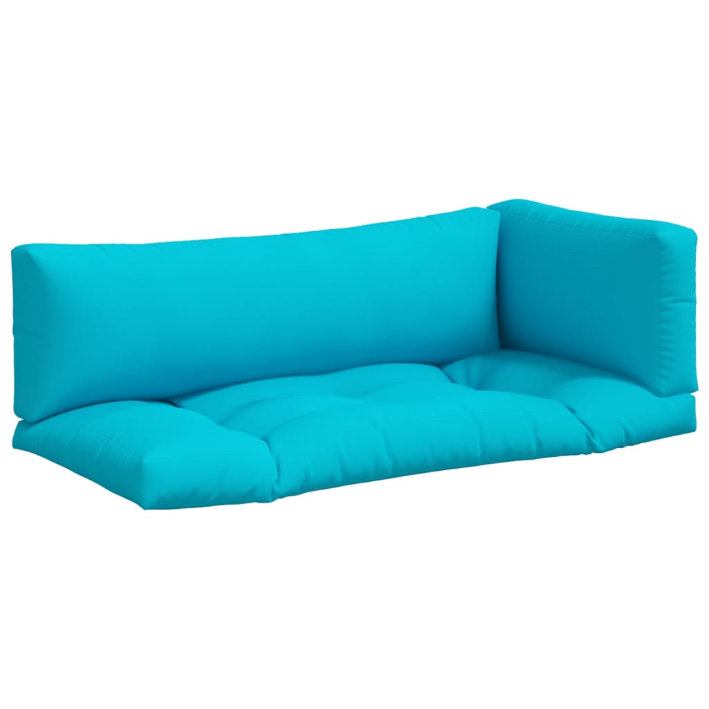 Pallet Cushions 3 pcs Turquoise Oxford Fabric