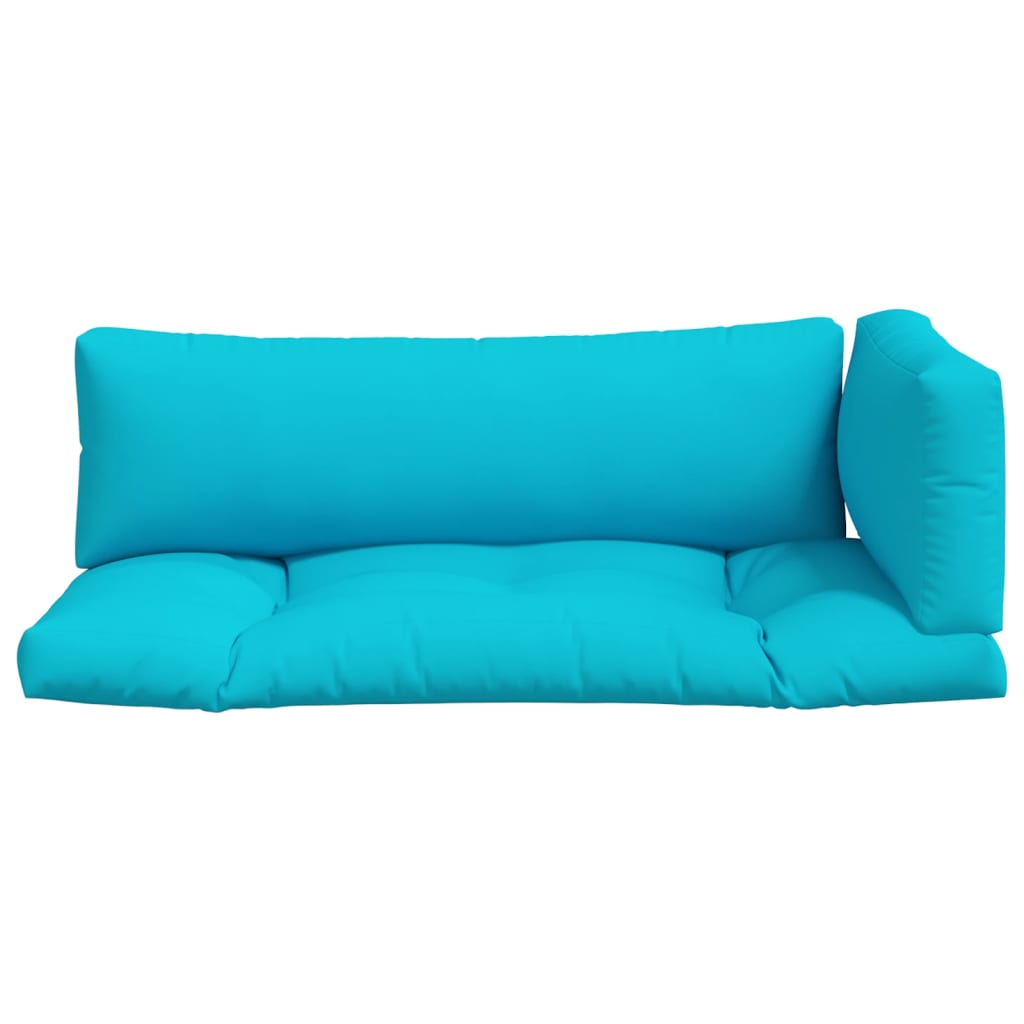 Pallet Cushions 3 pcs Turquoise Oxford Fabric