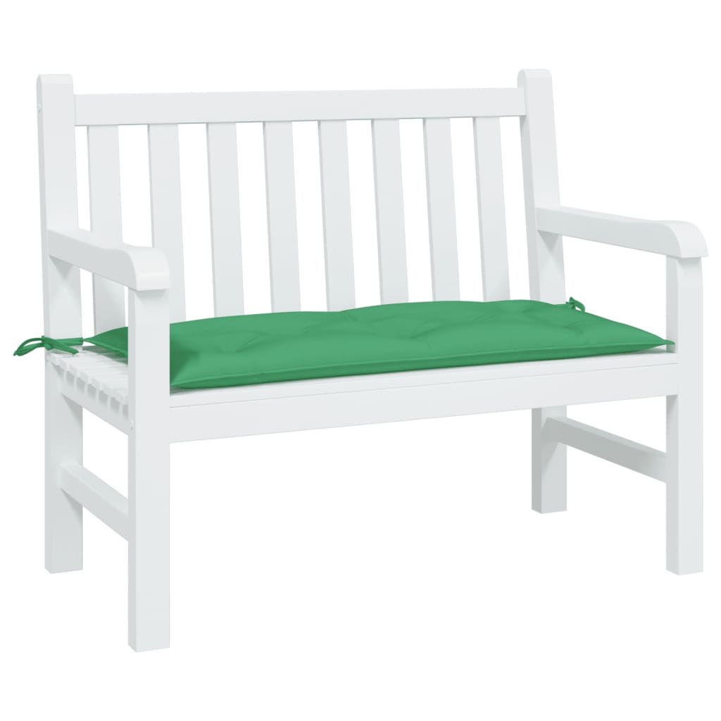 Garden Bench Cushion Green 100x50x7cm Oxford Fabric